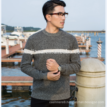 cashmere yarn knitting Man's sweater OEM service